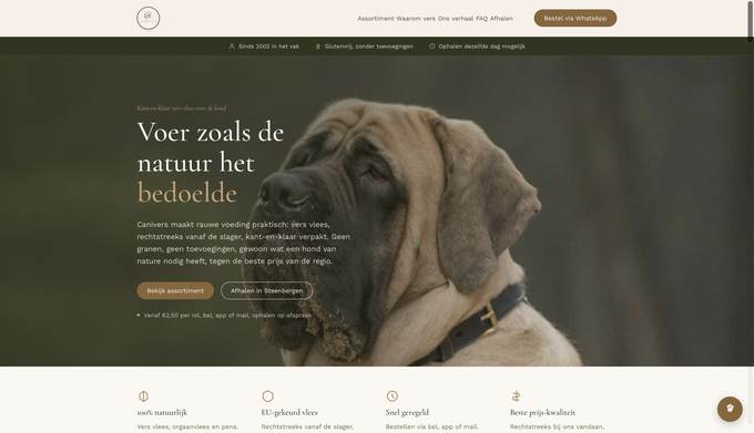 Website van Canivers